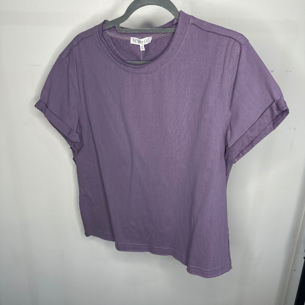 Aemi+Co Purple Top-Size Small